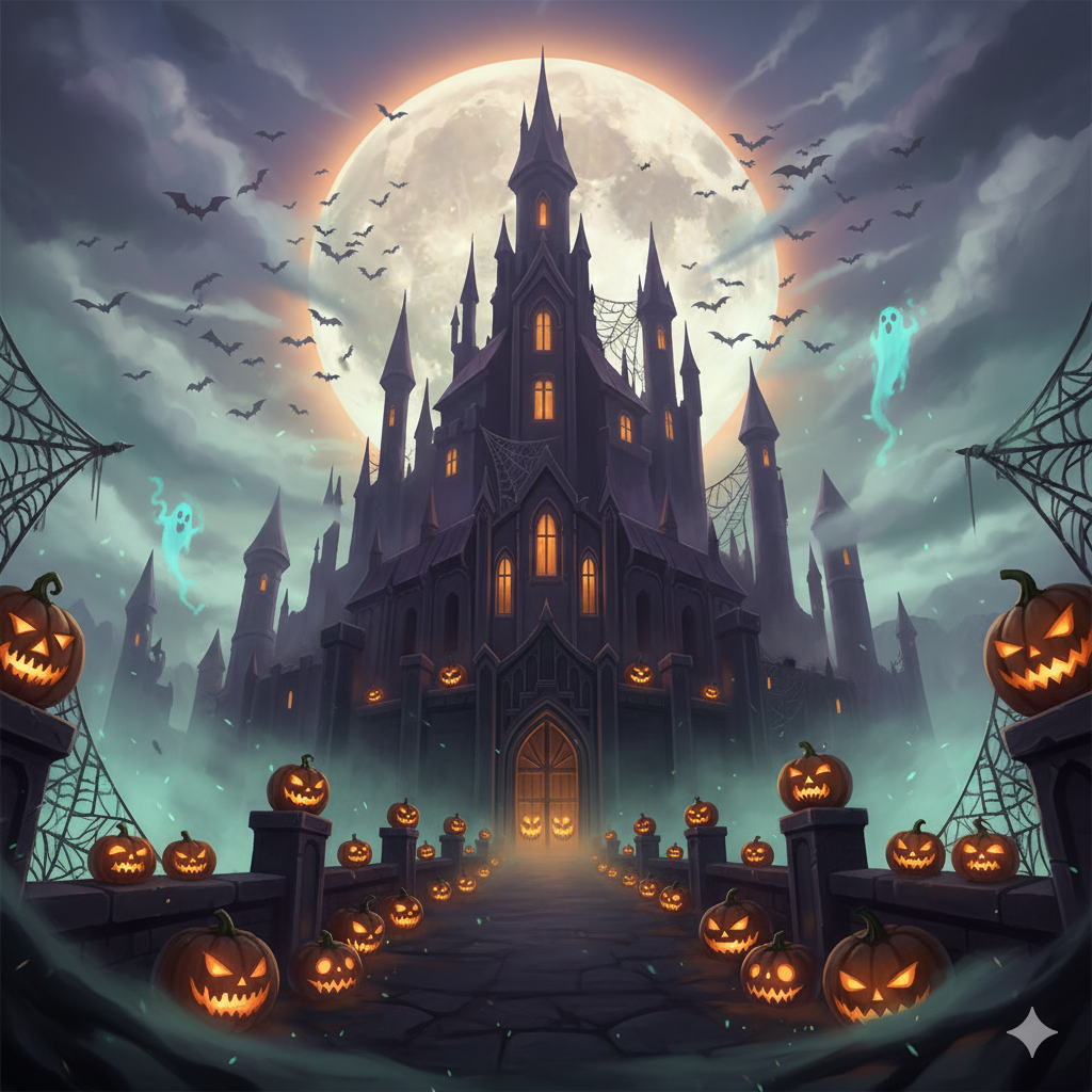 Lâu đài MU Halloween ma ám