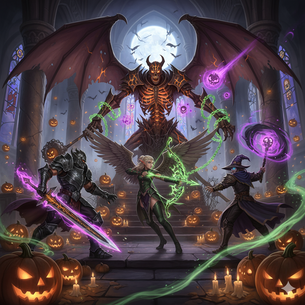 Nhóm chiến binh MU đối đầu boss Halloween